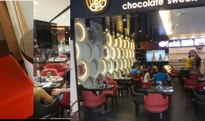 Dip n Dip cafe interior fit-out by Yamout